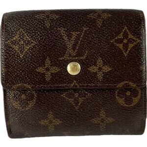 LOUIS VUITTON Elise Monogram Canvas‎ Trifold Wallet